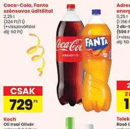 Spar Coca-Cola, Fanta szénsavas üdítőital ajánlat