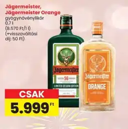 Spar Jägermeister gygynövénylikőr ajánlat
