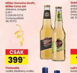 Spar Miller sör ajánlat