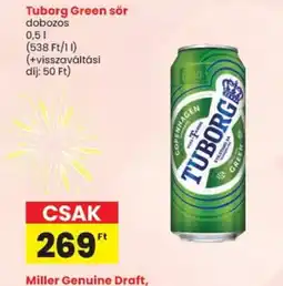Spar Tuborg Green sör ajánlat