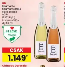 Spar BB Spumante édes pezsgő ajánlat