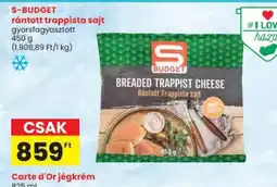 Spar S-BUDGET rántott trappista sajt ajánlat