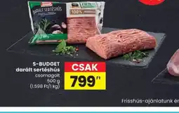 Spar S-BUDGET darált sertéshús ajánlat