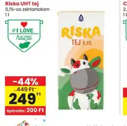 Spar RISKA UHT tej ajánlat
