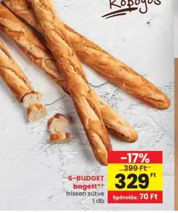 Spar S-BUDGET bagett ajánlat