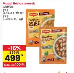 Spar MAGGI Házias levesek ajánlat