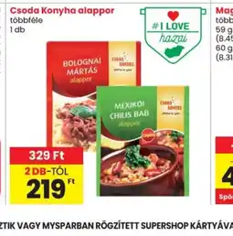 Spar Csoda Konyha alappor ajánlat