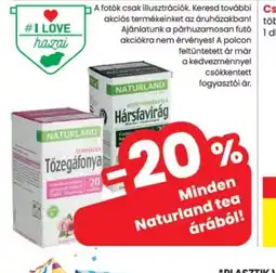 Spar NATURLAND tea ajánlat