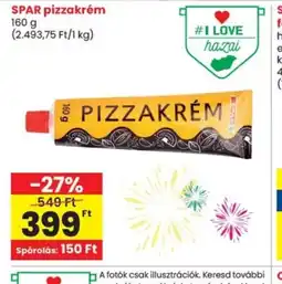 Spar SPAR pizzakrém ajánlat