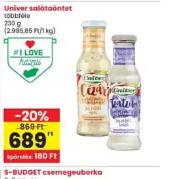 Spar Univer salátaöntet ajánlat