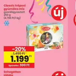 Spar CLASSIC trpusi gyümölcs mix ajánlat
