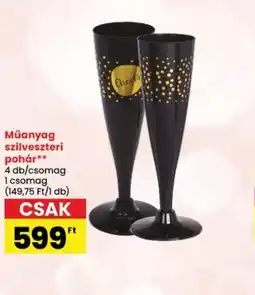 Spar Műanyag szilveszteri pohár ajánlat