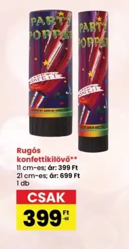 Spar Rugs konfettikilövő ajánlat