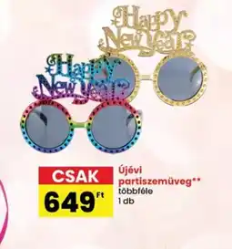 Spar Újévi partiszemuveg ajánlat
