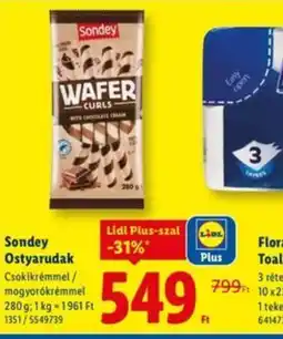 Lidl Sondey Wafer Curls ajánlat