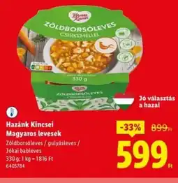 Lidl Hazánk Kincsei Magy. Levesek ajánlat