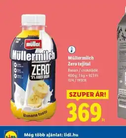 Lidl Müllermilch Zero tejital ajánlat