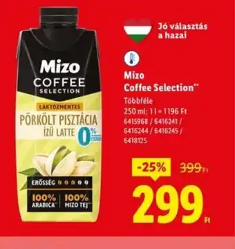 Lidl Mizo Coffee Selection ajánlat