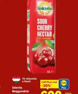 Lidl Solevita Meggynektár ajánlat