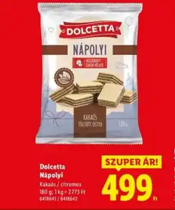 Lidl Dolcetta Nápolyi ajánlat