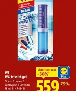 Lidl W5 WC-frissítő gél ajánlat
