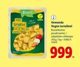 Lidl Vemondo Vegán tortelloni ajánlat
