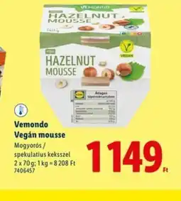 Lidl Vemondo Vegán mousse ajánlat