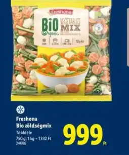 Lidl Freshona Bio zöldségmix ajánlat
