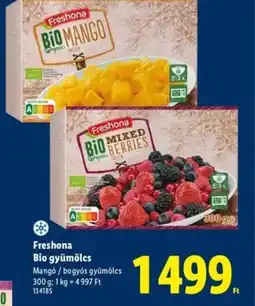 Lidl Freshona Bio owoce ajánlat
