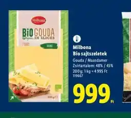 Lidl Milbona Bio Gouda ajánlat