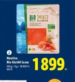 Lidl Nautica Bio füstölt lazac ajánlat