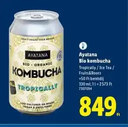 Lidl Ayatana Bio Kombucha ajánlat