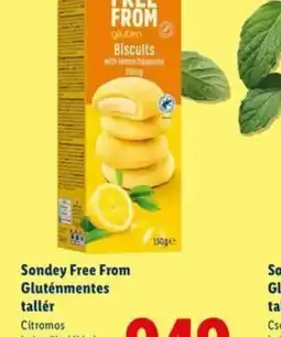 Lidl Sondey Free From Biscuits ajánlat