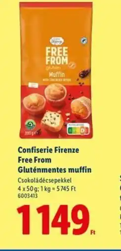 Lidl Confiserie Firenze Free From Muffin ajánlat