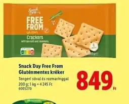 Lidl Snack Day Free From krakersy ajánlat