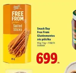 Lidl Snack Day Free From Salted Sticks ajánlat