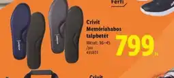 Lidl Crivit Memóriahabos talpbetét ajánlat