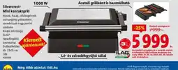 Lidl Silvercrest Mini kontaktgrill ajánlat