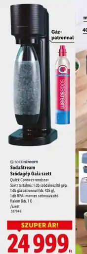 Lidl SodaStream Gaia ajánlat