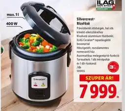 Lidl Silvercrest Ryżowar ajánlat