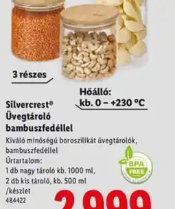 Lidl Silvercrest Pojemniki szklane ajánlat