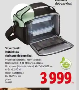 Lidl Silvercrest Hűtőtáska ajánlat