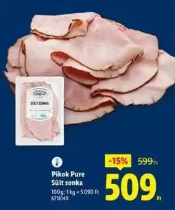 Lidl Pikok Pure Sült sonka ajánlat