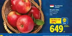Lidl Bio piros alma ajánlat