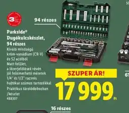 Lidl Parkside Dugókulcskészlet ajánlat