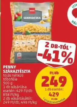 PENNY Penny Száraztészta ajánlat