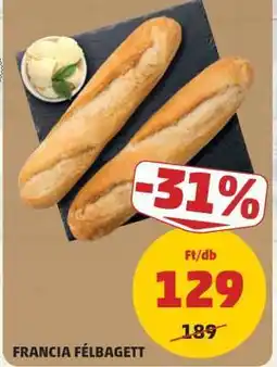 PENNY Francia Félbagett ajánlat