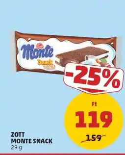 PENNY ZOTT Monte snack ajánlat