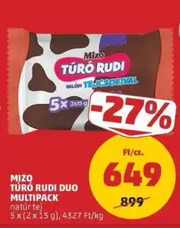 PENNY Mizo Túró Rudi duo multipack ajánlat
