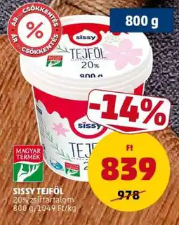 PENNY Sissy Tejföl ajánlat